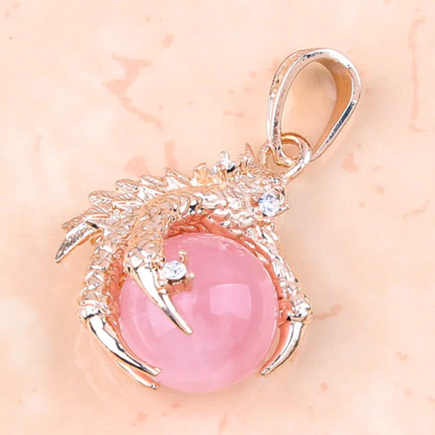 Модные Винтажные светло-желтые бриллиантовые Подвески в виде когтя тигрового