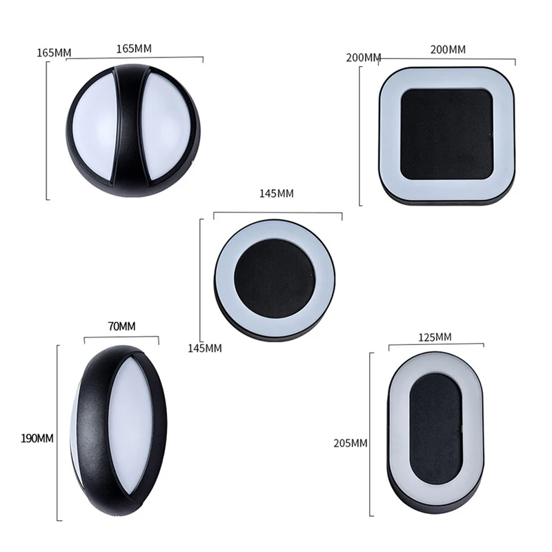 Открытый алюминиевый светодиодный настенный светильник водонепроницаемый IP65