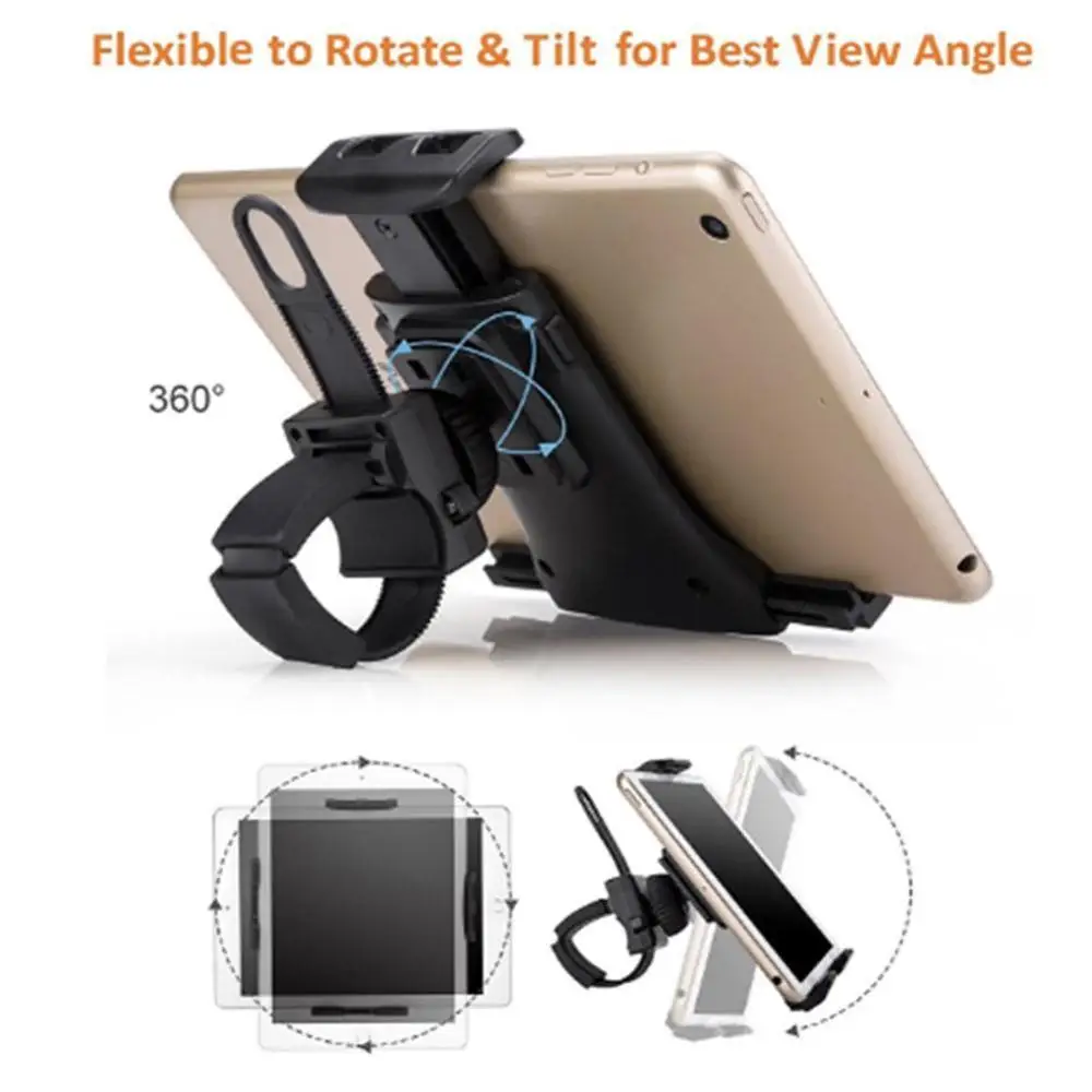 Велосипедный мобильный телефон держатель Гибкая Пряжка крепление Крытый руль
