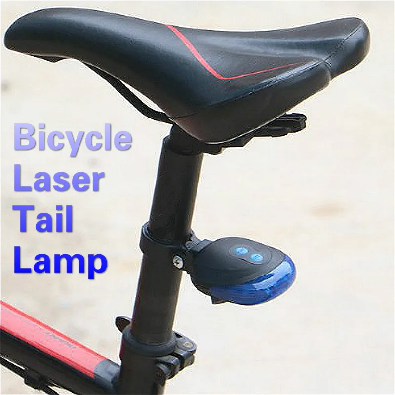 

Светодиодные задние фонари для велосипеда, лазерный предупреждающий прибор для безопасности, водонепроницаемые, для велоспорта, Аксессуар...