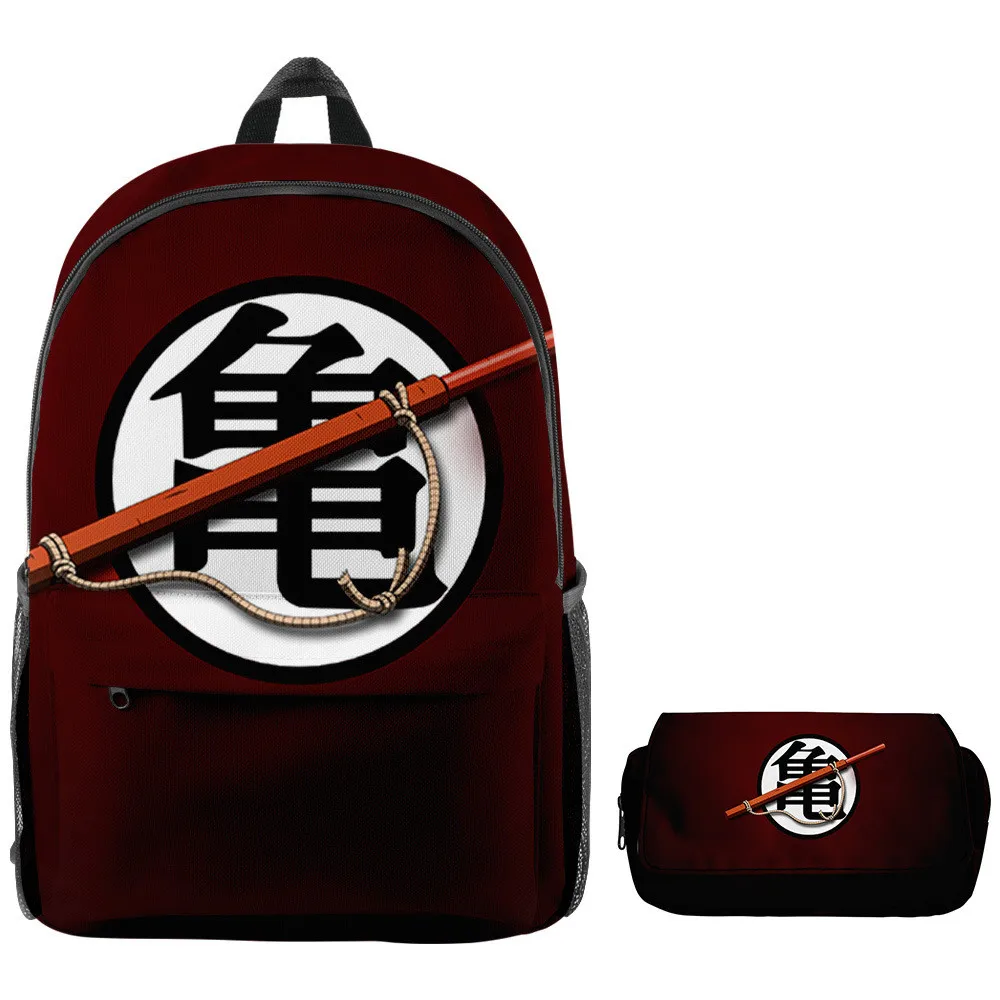 

Backpack Set Super Goku Vegeta School Bags Cartoon Anime Cute Student Backpack Teenagers Boys Birthday Gifts
