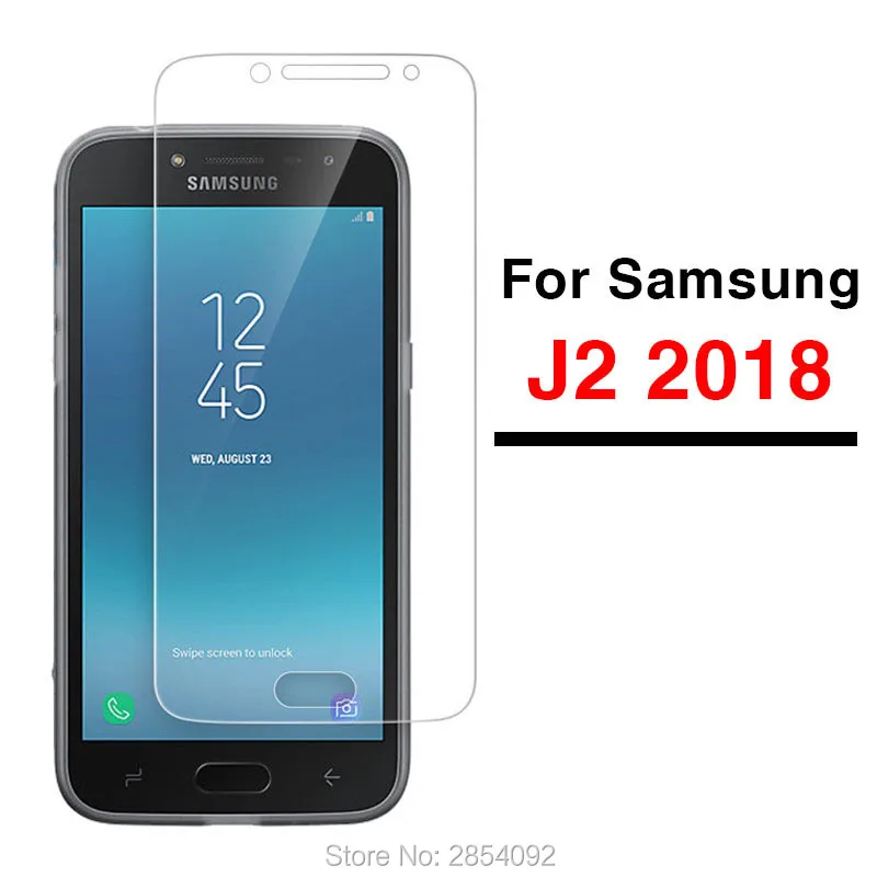 

Закаленное стекло для samsung galaxy j2 2018, Защитное стекло для экрана, защитная пленка 9h 2.5d, защитная пленка для экрана, 2 шт.