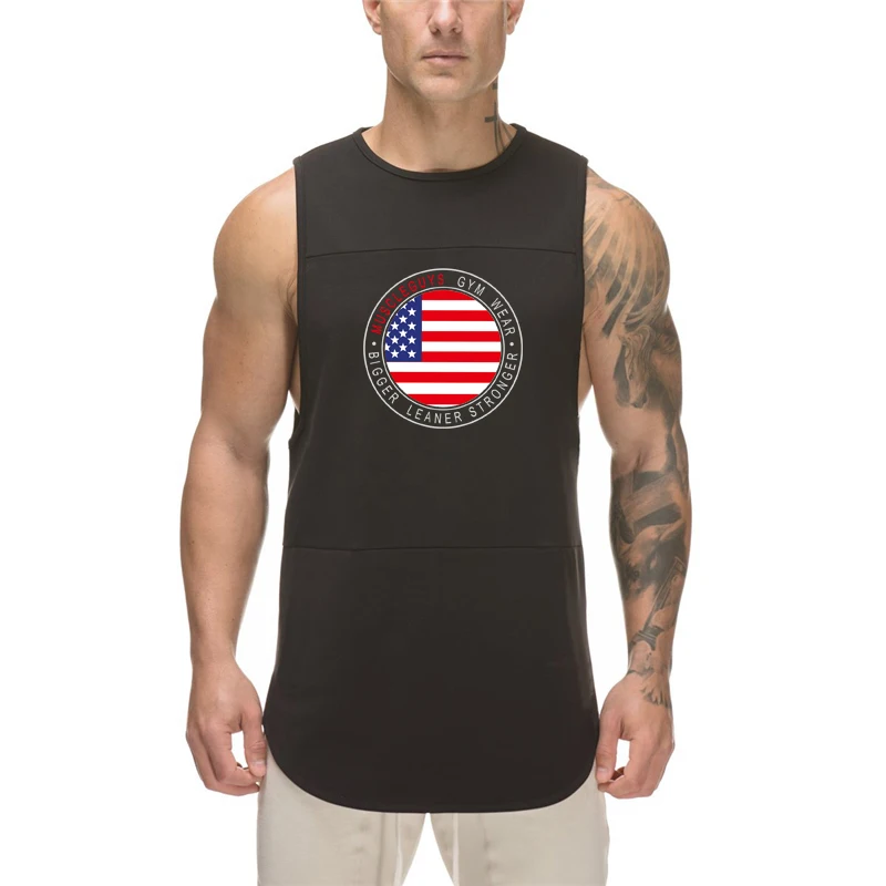 

Gym Stringer Clothing Bodybuilding Vest Muscle Sleeveless Sportswear Undershirt Mens Tank Top Workout Mesh Fitness Singlets