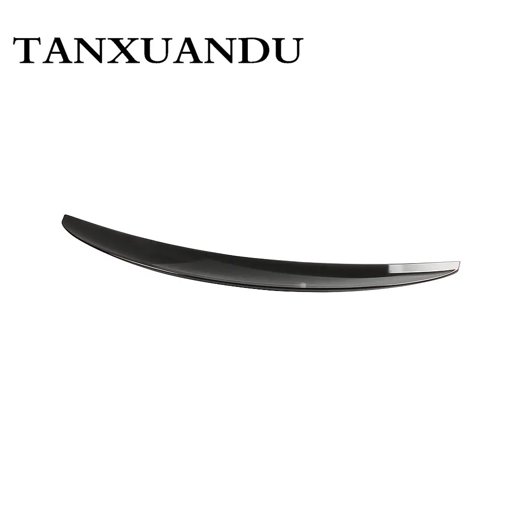 032610 Окрашенный черный блеск ABS задний багажник спойлер крыло завод стиль