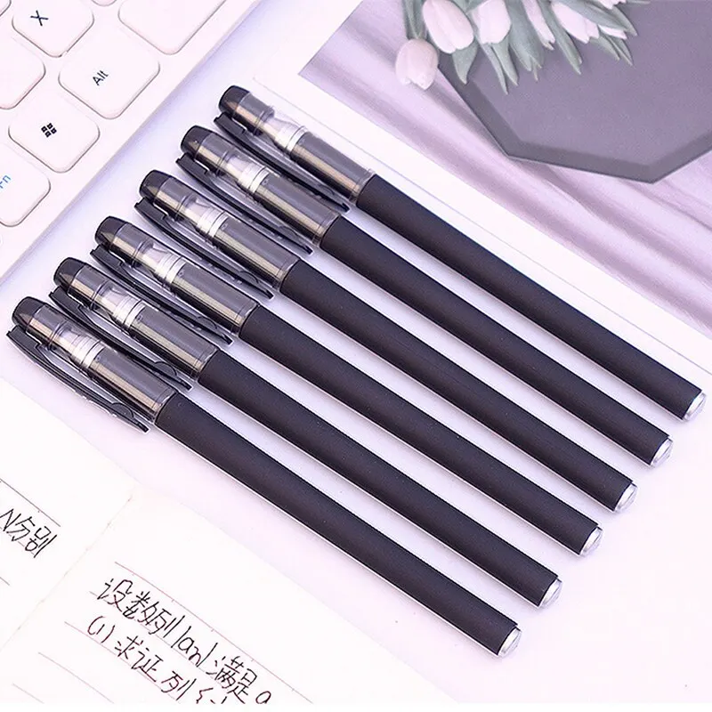

10pcs High Quality 0.5 0.38mm Clear Liquid Ink Ball Pen For Student School Office