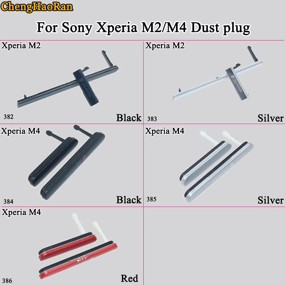 ChengHaoRan микро CD USB разъем для зарядки пылезащитный чехол sony Xperia M2 M4 Разъем sim