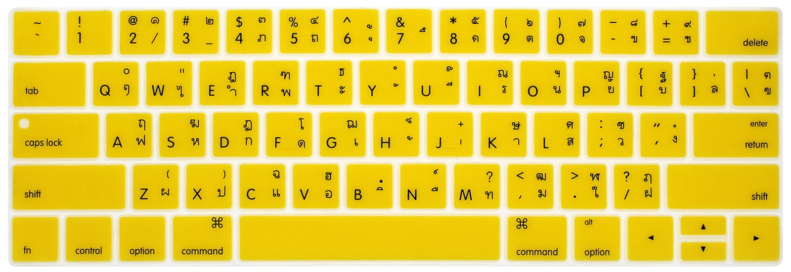 Thailan keyboard cover For macbook pro with touchbar A2159 A1707 A1707 A1989 A1990 New pro US-Enter cover Protective film