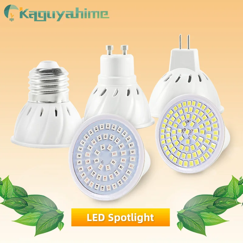 Kaguyahime E27 Светодиодная лампа MR16 GU10 прожектор SMD2835 для растений выращивания Высокая