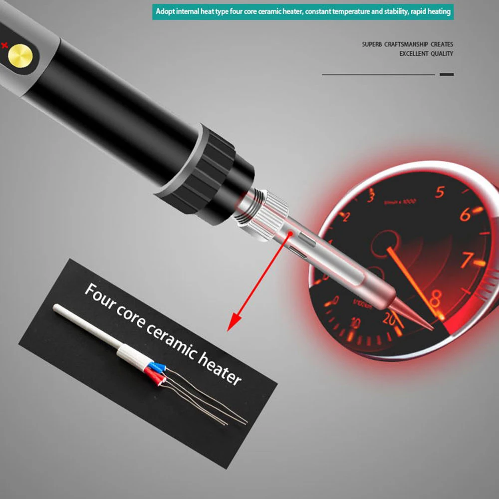 CXG E60S Интеллектуальный спящий цифровой дисплей термостат Электрический паяльник