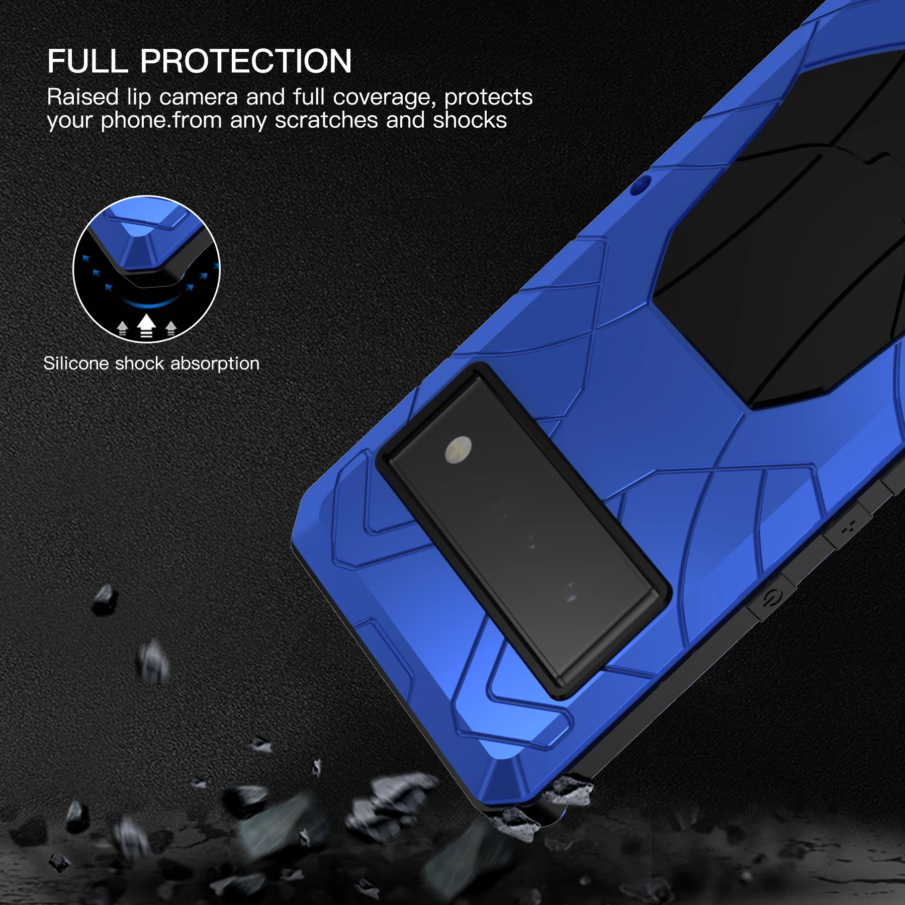 for google pixel 6 case with tempered glass aluminum metal screen protector heavy duty protection cover for google pixel 6 pro free global shipping
