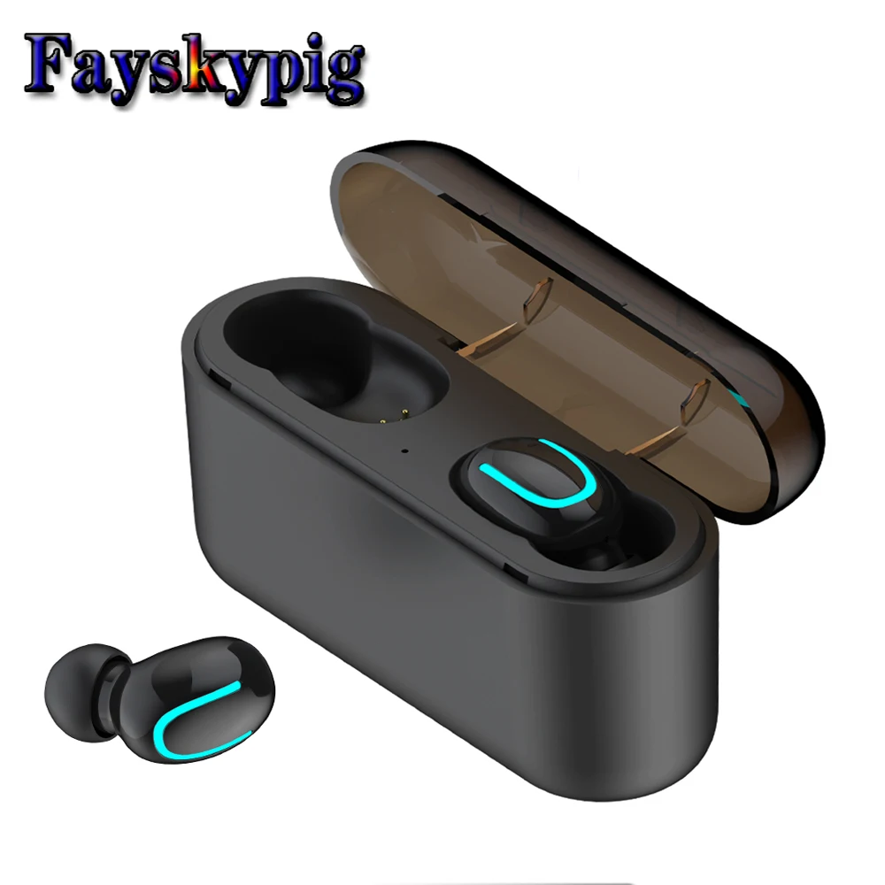 Q32 TWS, беспроводные Bluetooth 5,0 наушники, свободные руки, настоящие беспроводные стерео наушники, 1500 мАч, зарядка, Bluetooth, беспроводные наушники