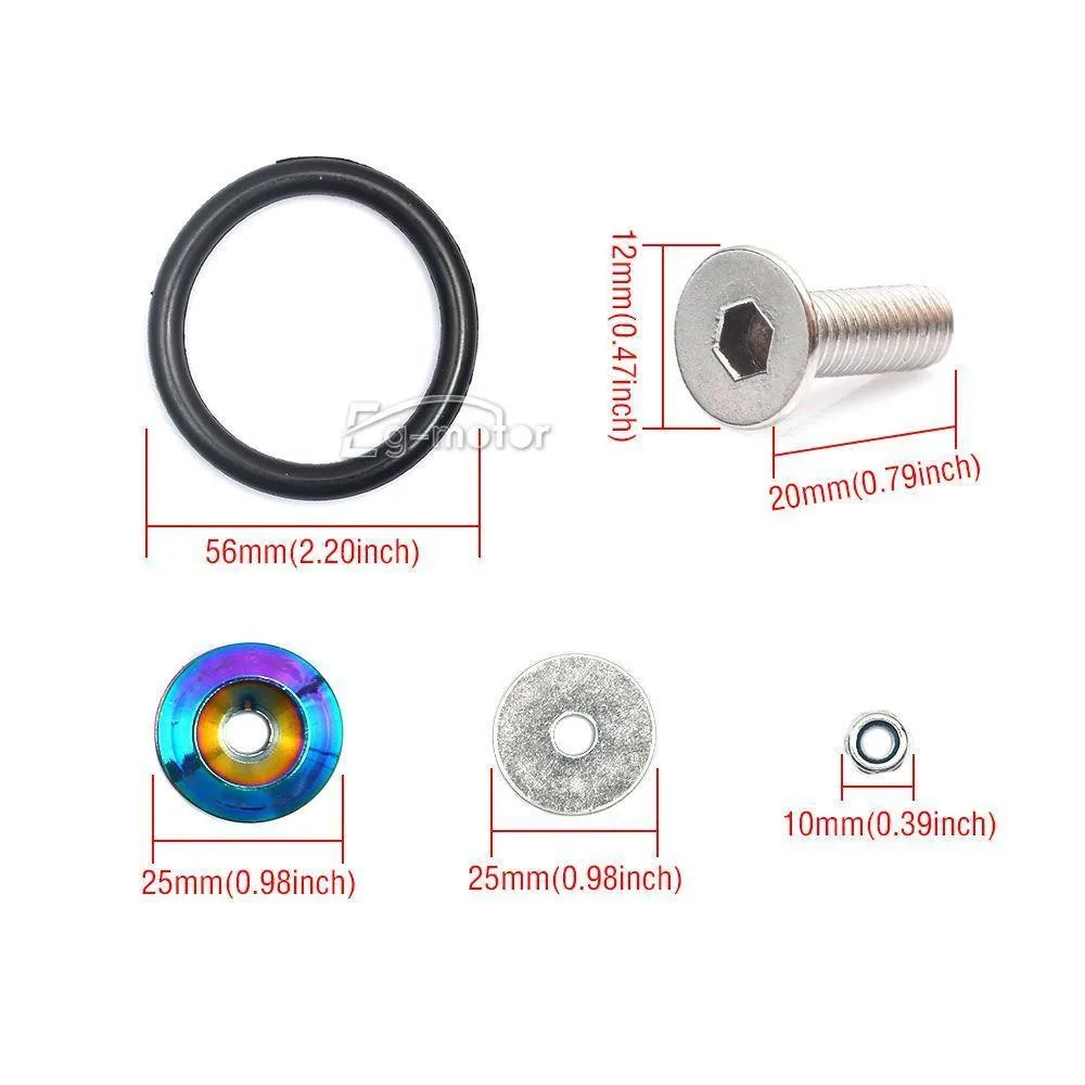 Универсальное Новое Нео хромированное алюминиевое JDM крыло бампера гоночного