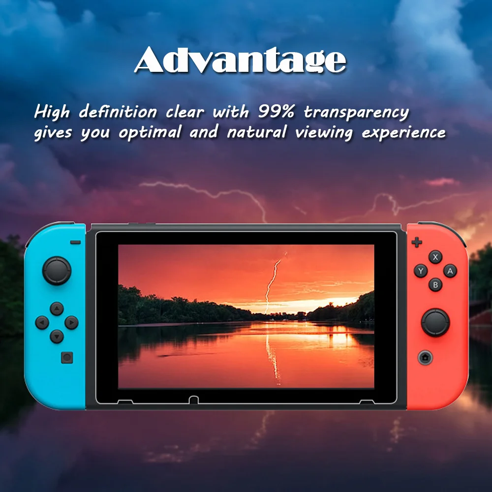 Bevigac Закаленное стекло Защитная пленка защита для экрана Nintendo Switch Joy Con NS NX игровой