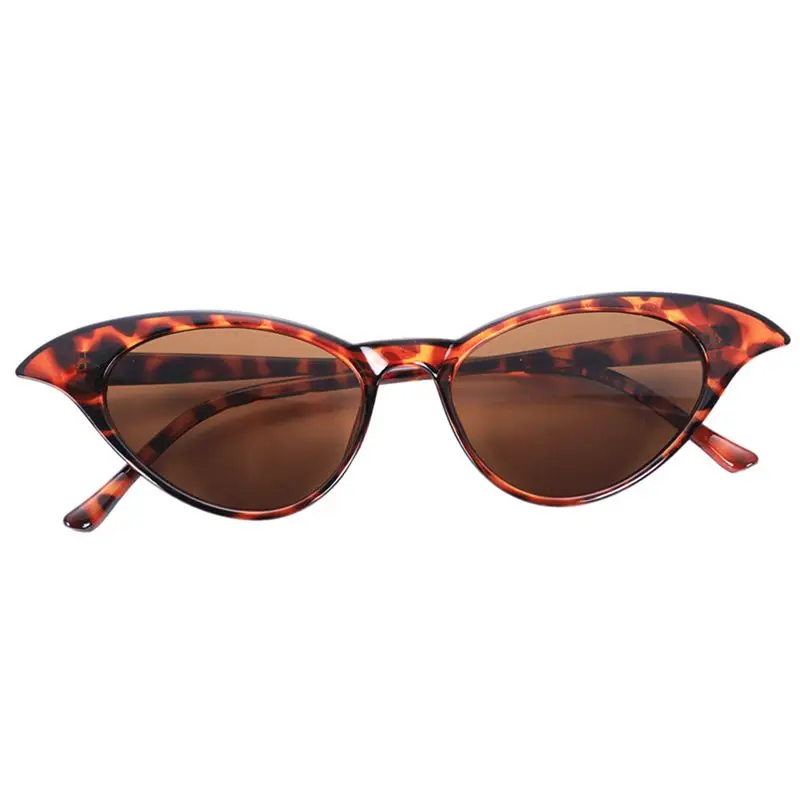 Маленькие кошачий Глаз Модные солнцезащитные очки Женские Ретро Красные