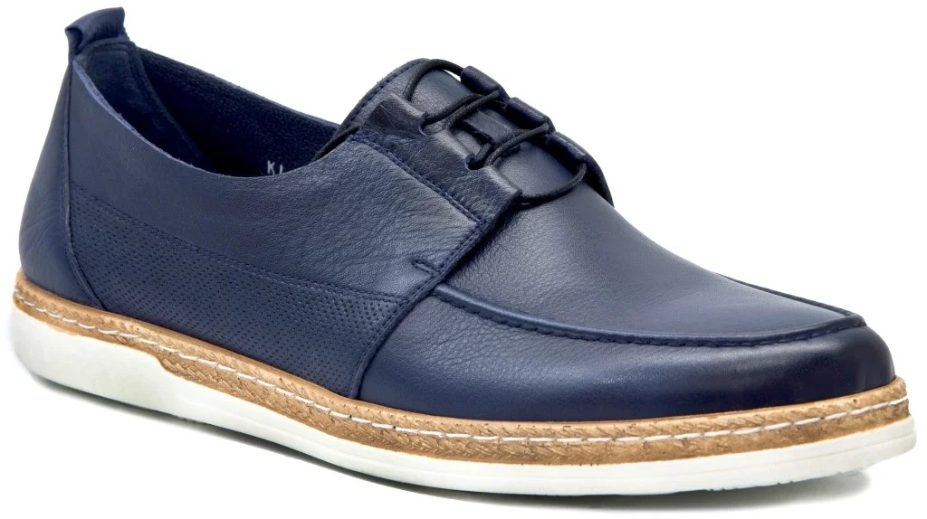 

Libero 626 Navy Blue 2021 Summer Men 'S Shoes Casual Sneakers Real Cow leather Elevator Business Daily Use Comfortable Casual