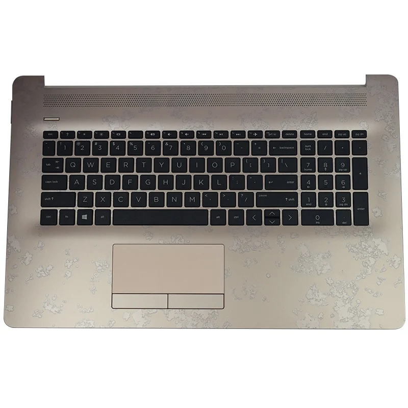 Original NEW Laptop Palmrest Upper Case With Touchpad and Keyboard For HP 17-CA 17-BY
