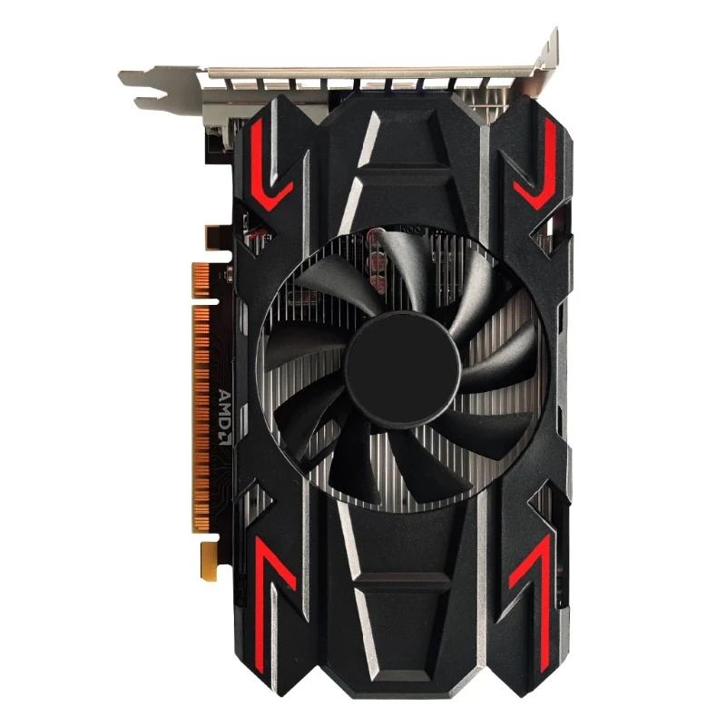 Портативная игровая видеокарта HD6770 1 ГБ DDR5 128 бит PCI Express 2 0 16X с охлаждающим
