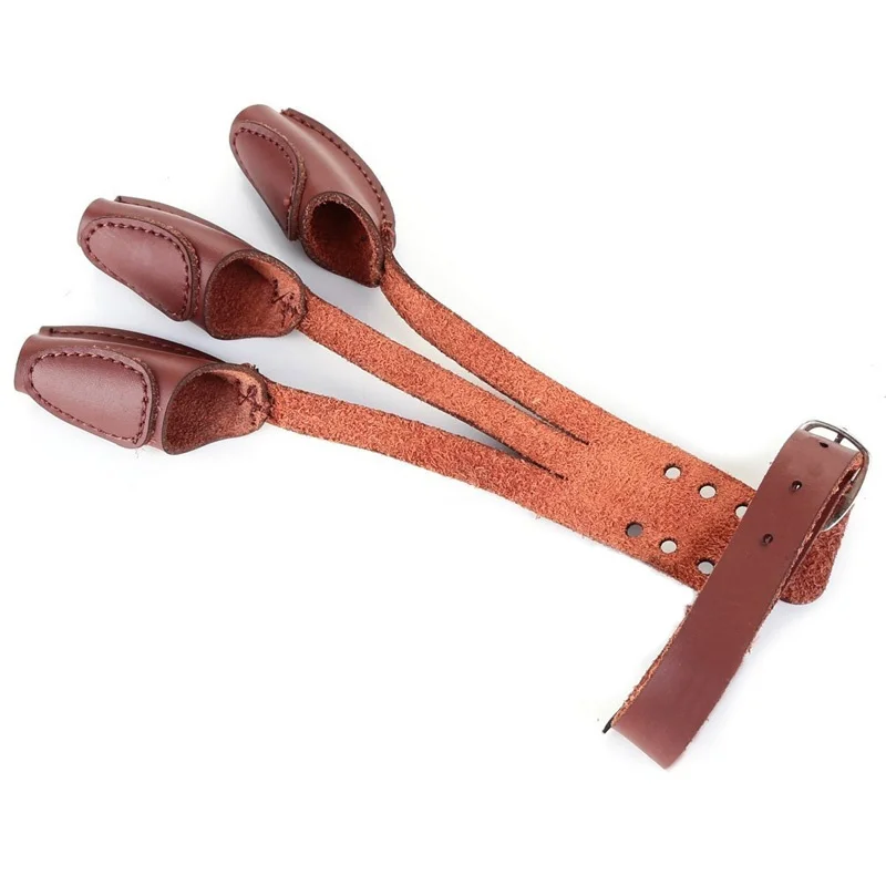 

Handmade 3 Finger Protect Glove Archery Pull Bow arrow Leather glove