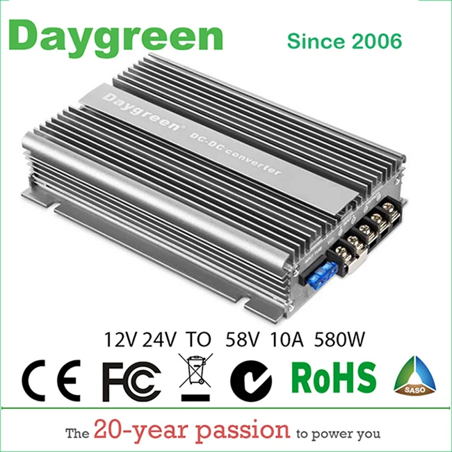 24 V 48 V 5A STEP UP Повышение модуль конвертер для авто H05-24-48 24VDC для 48VDC 5AMP Daygreen сертифицирован ce rohs - Цвет: 24VTO 58V10A Charger