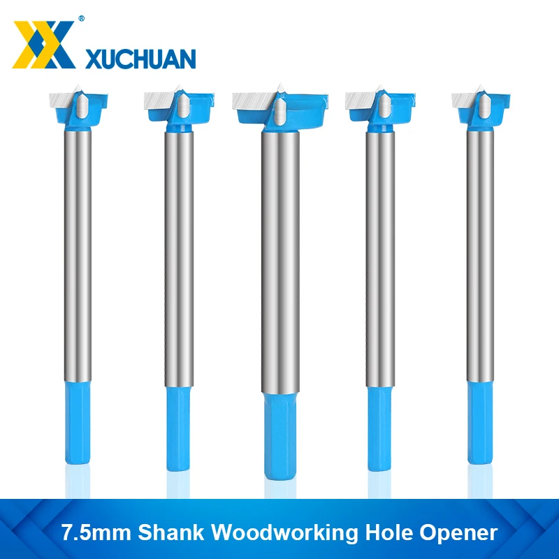 

Wood Drill Bit Self Centering Hole Saw Cutter 7.5mm Shank Lengthened Woodworking Hole Opener Tungsten Carbide Woodworking Tools