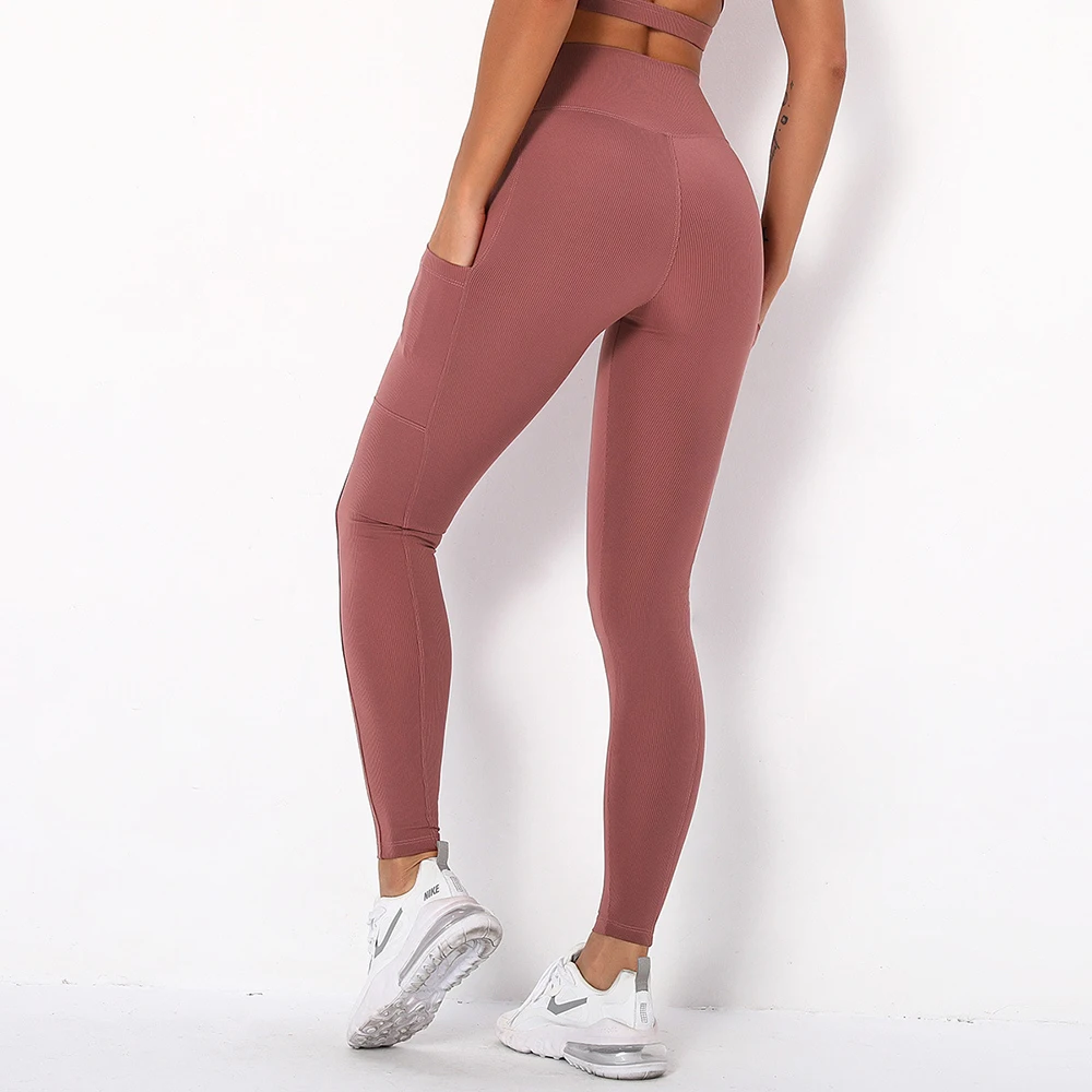 

Leggings for Fitness Workout Sportswear Women Yoga Pants High Waisted Tights Slim Gym Clothing Push Up Hip Running Leggins