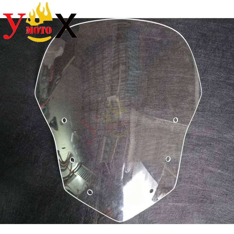 Стандартный прозрачный ветровой экран из АБС-пластика для мотоцикла 4 мм/5 мм