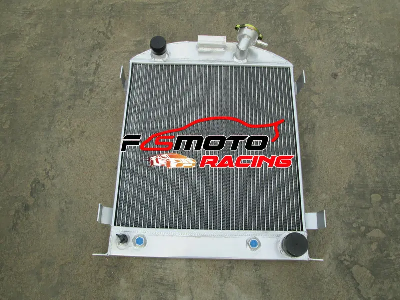 3 ROW Aluminum Radiator For FORD 1932 Hi-Boy Chevy engine hotrod 32 | Автомобили и мотоциклы