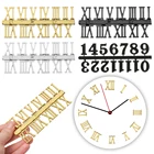 Набор кварцевых часов, фурнитура для ремонта цифровых часов с арабскими цифрами и римскими цифрами, ручной работы, 1 комплект