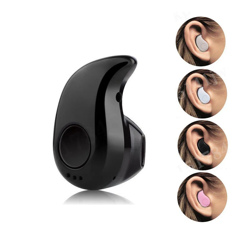 Мини беспроводные Bluetooth наушники в ухо Спорт с микрофоном гарнитура для всех