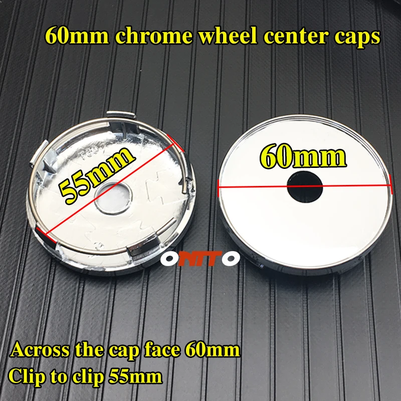 4 шт./компл. черный/синий 60 мм 6 см шт. ABS/ПВХ центральные колпачки ступицы