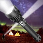 Яркий самый мощный светодиодный фонарик XHP90, зум-фонарь XHP70, водонепроницаемый светильник с зарядкой от USB, 18650, 26650 для кемпинга