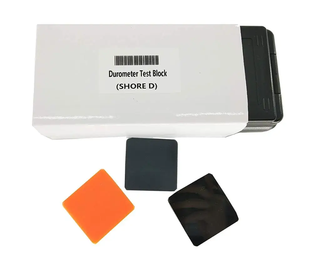 Shore D дюрометр тестер блок с жесткой резиновой твердостью измерения пластмасс