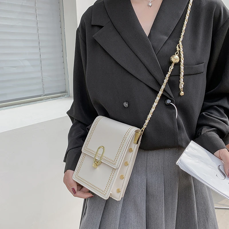 

Super Mini PU Leather Crossbody Bags for Women 2021 Fashion Summer Shoulder Handbags and Purses Female Travel Tote Bag