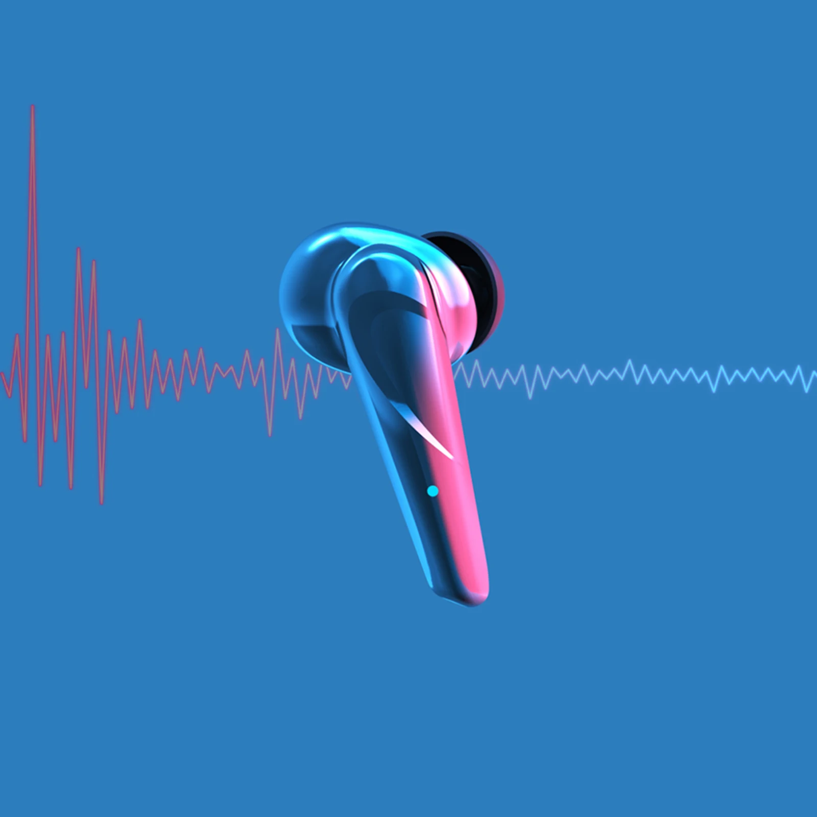 TWS-наушники Настоящие Беспроводные спортивные Игровые наушники-вкладыши с