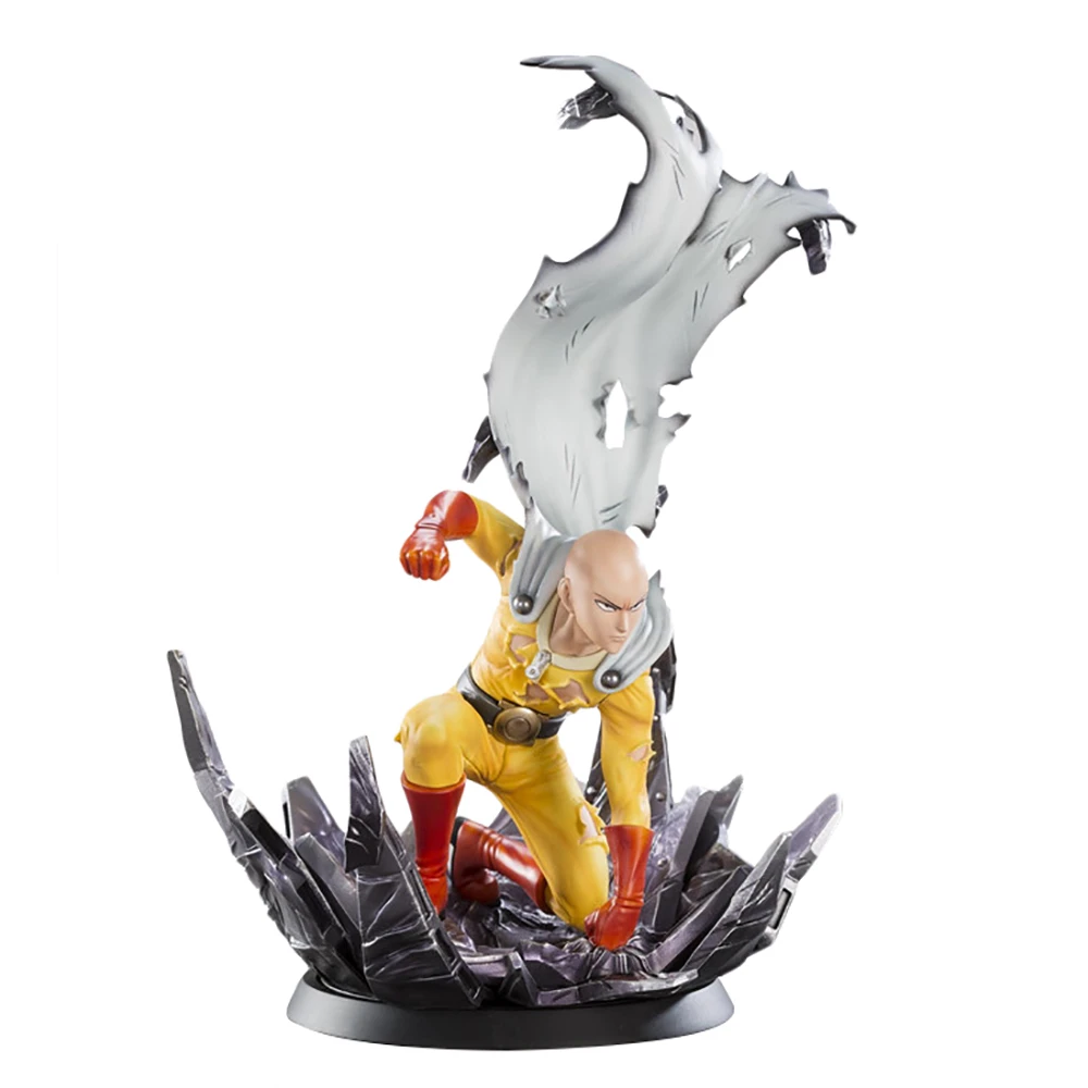 Экшн-фигурка аниме Сайтама один удар модель военного боевого человека на коленях