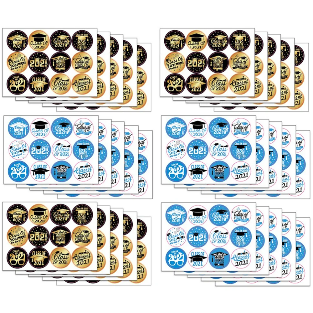 

30 Sheets Graduation Party Favor Labels Stickers Graduate Sealing Stickers Decor