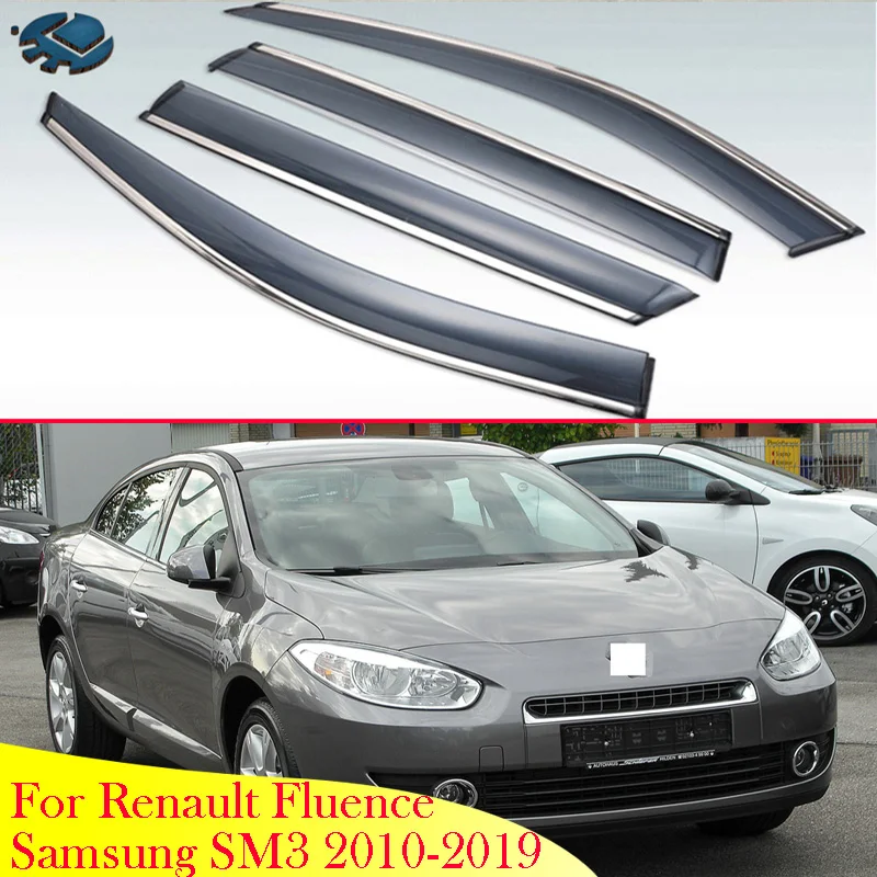 Автомобильные аксессуары для Renault Fluence Samsung SM3 2010 2019 пластиковый Наружный козырек