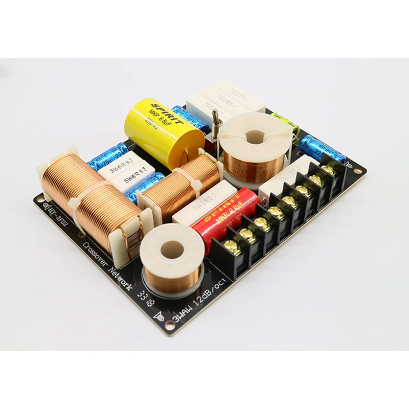 KYYSLB HY-3F01 280 Вт 4-8ohm домашний динамик кроссовер трёхполосный настоящие материалы