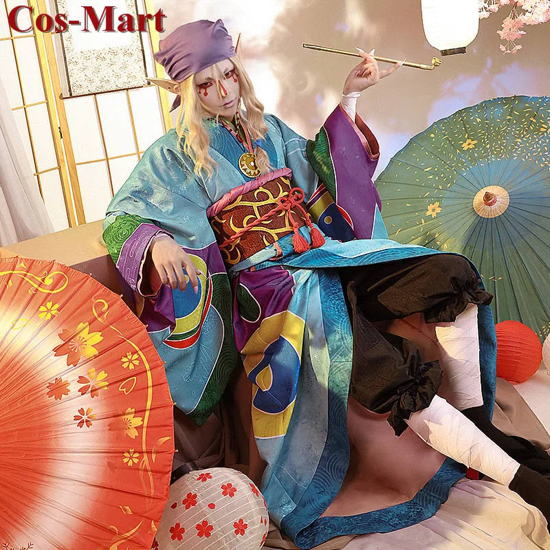 

Cos-Mart Game Onmyoji Mononoke Cosplay Costume Fashion Printed Kimono Uniforms Activity Party Role Play Clothing S-XL New