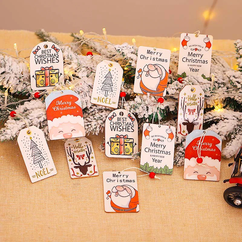 2 предмета деревянный окрашенный красочный автомобиль елка Рождественские