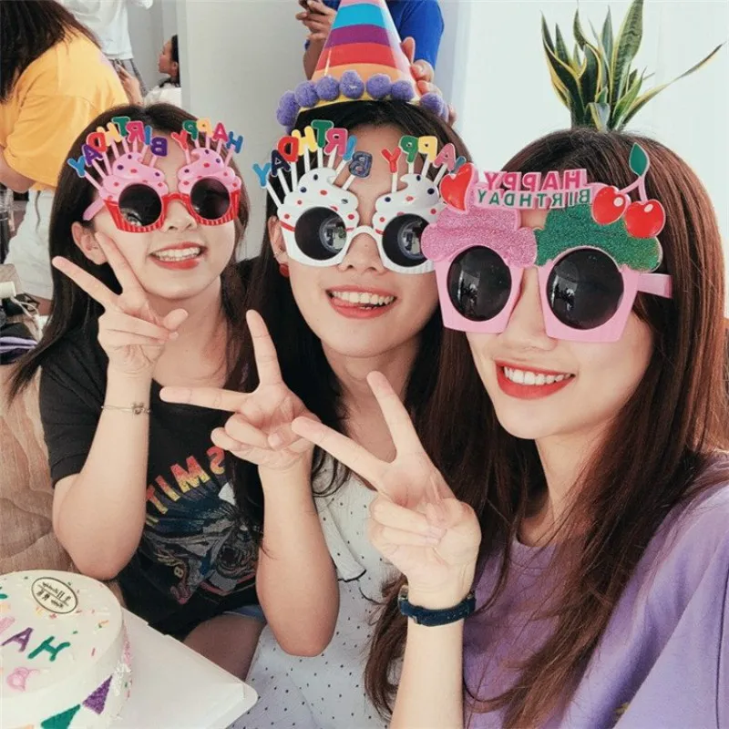 Фотофон фото с забавными очками на день рождения маска декор для дня фотостенд