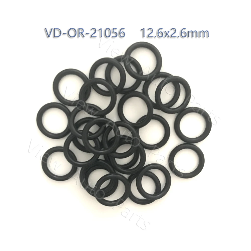 

100pcs fit for GM TBI Car Fuel Injector Rubber seal orings Fuel Injector Repair Kits 12.6*2.6mm VD-OR-21056