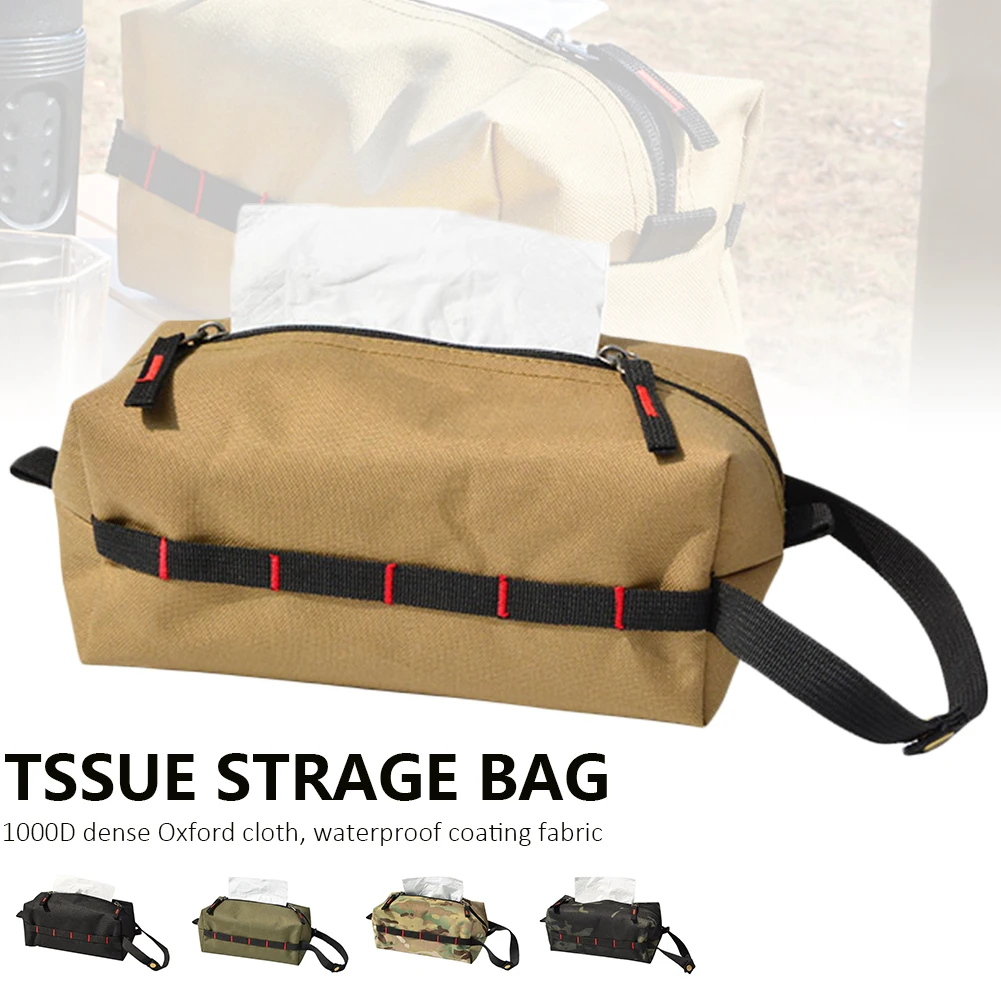 

Tissue Box Holder For Outdoor Camping Hiking Waterproof Napkin Paper Tissue Storage Bag Toilet Paper Holder Dispenser Box Holder