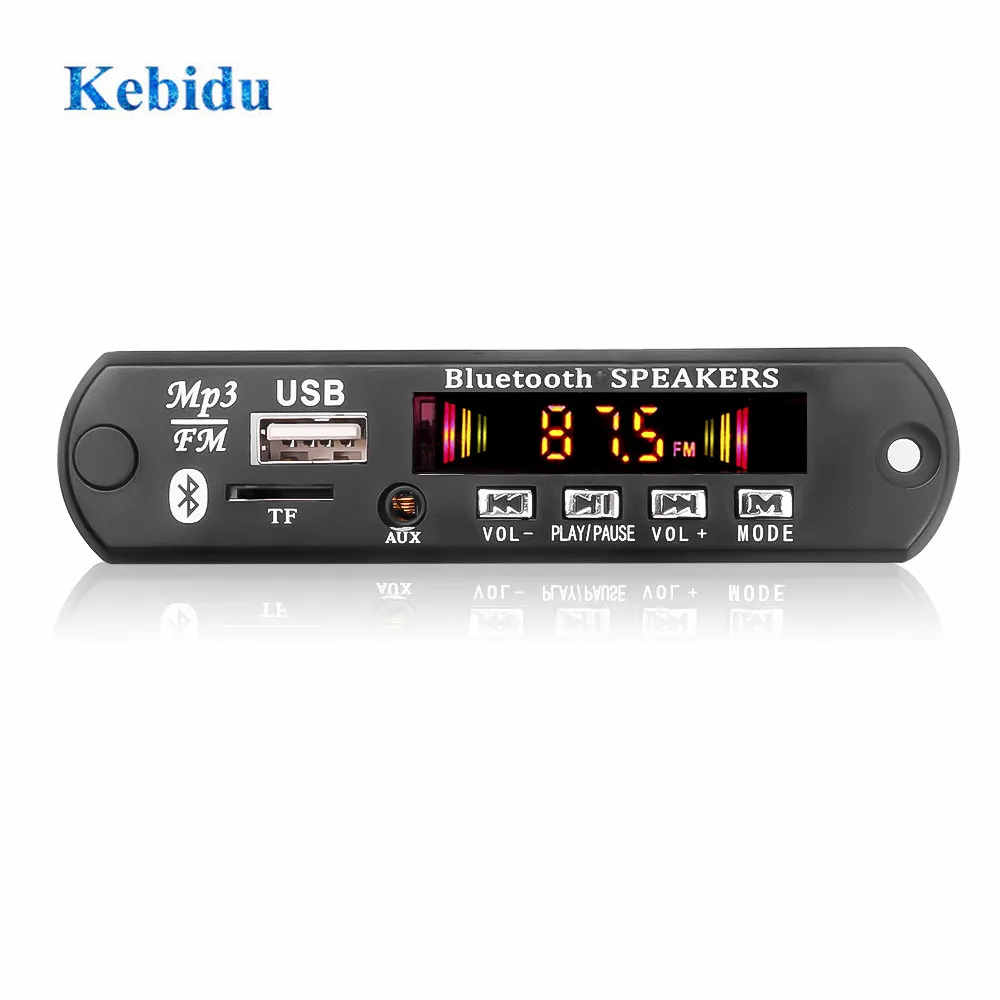 12 В Bluetooth MP3 WMA декодер плата USB AUX 3 5 мм автомобильный аудио mp3-плеер модуль TF FM с