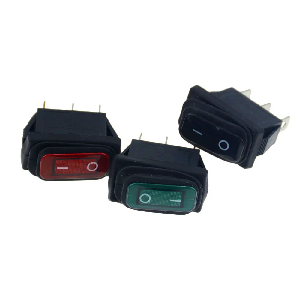 1 шт. 16A 250V KCD3 3PIN ВКЛ ВЫКЛ длинный прямоугольник кулисный переключатель с