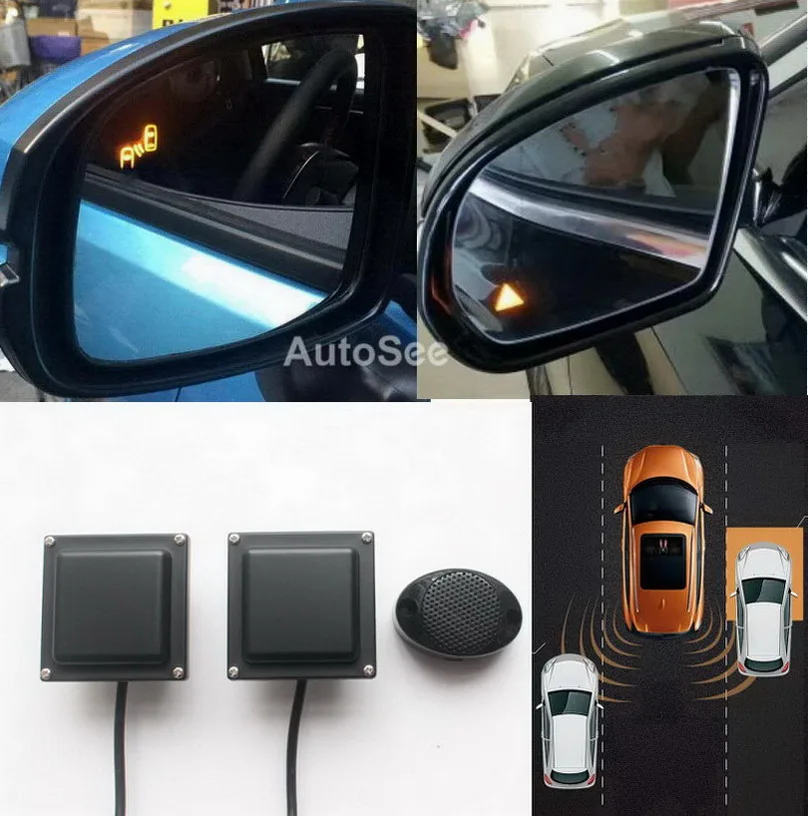 Радар-система обнаружения слепых зон для Mazda 2 3 6 CX3 CX4 CX5 Atenza Axela BSD BSM микроволновый