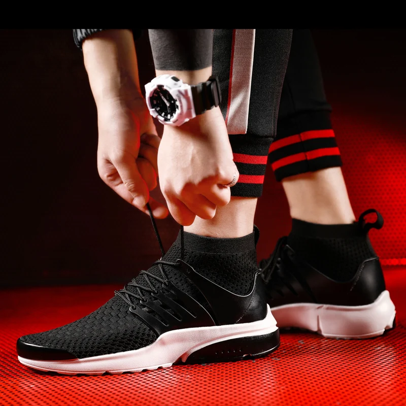 

Work Sneakers Work Shoes Sneakers Men Casual 2020 Sapato Lightweight Fashion Summer Mesh Red Man White Mens Causal Sneaker