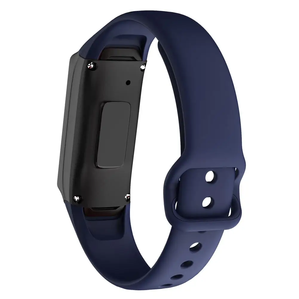 Midnight blue Силиконовый ремешок для спортивных часов браслет петля для samsung Galaxy Fit SM-R370 многоцветный для ремешка часов - Цвет: Midnight blue