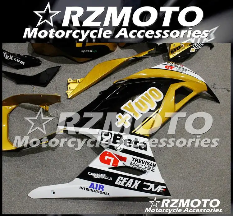 

Injection Mold New ABS Motorcycle Fairings Kit Fit for Kawasaki Ninja300 ZX300R EX300 300R 2013 2014 2015 2016 2017 Gold Black