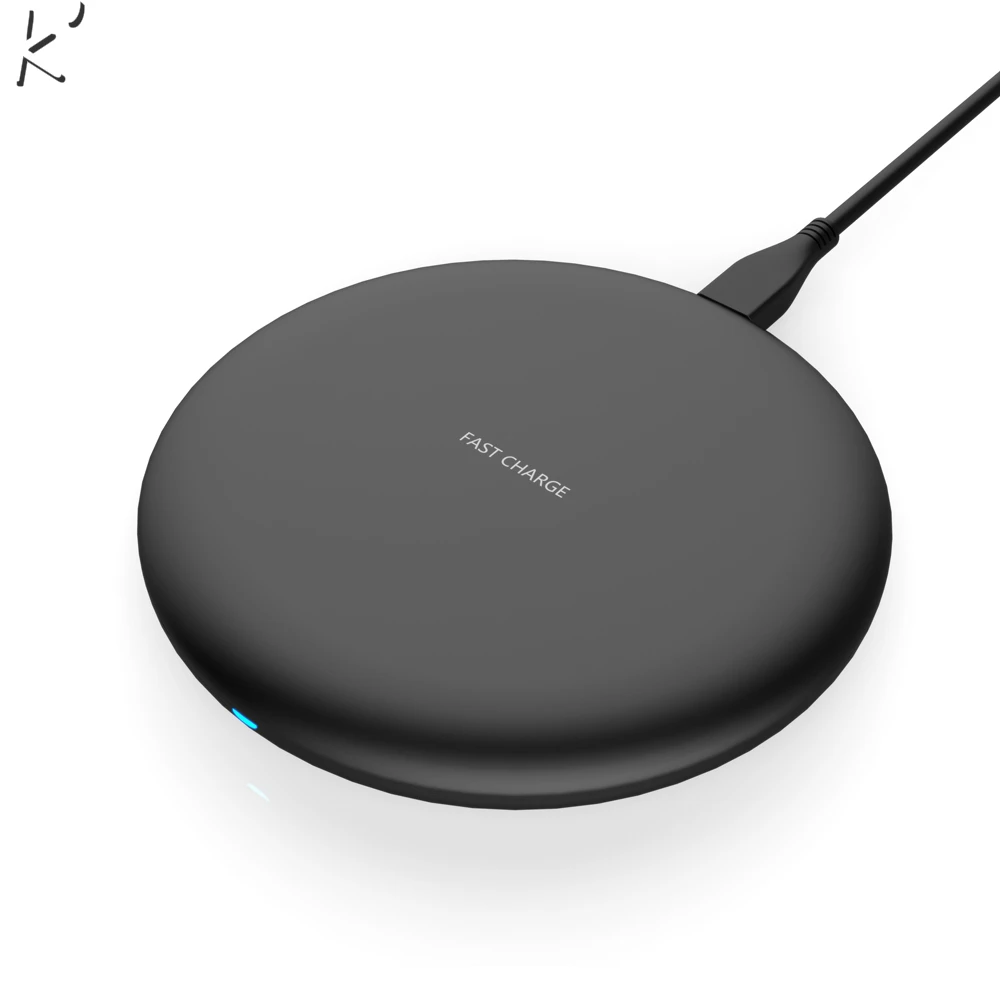 K' QC3.0 18 Вт быстрый адаптер для зарядки 10 Вт Qi Беспроводное зарядное устройство для iPhone Видимый для samsung Xiaomi huawei и т. д. беспроводной USB